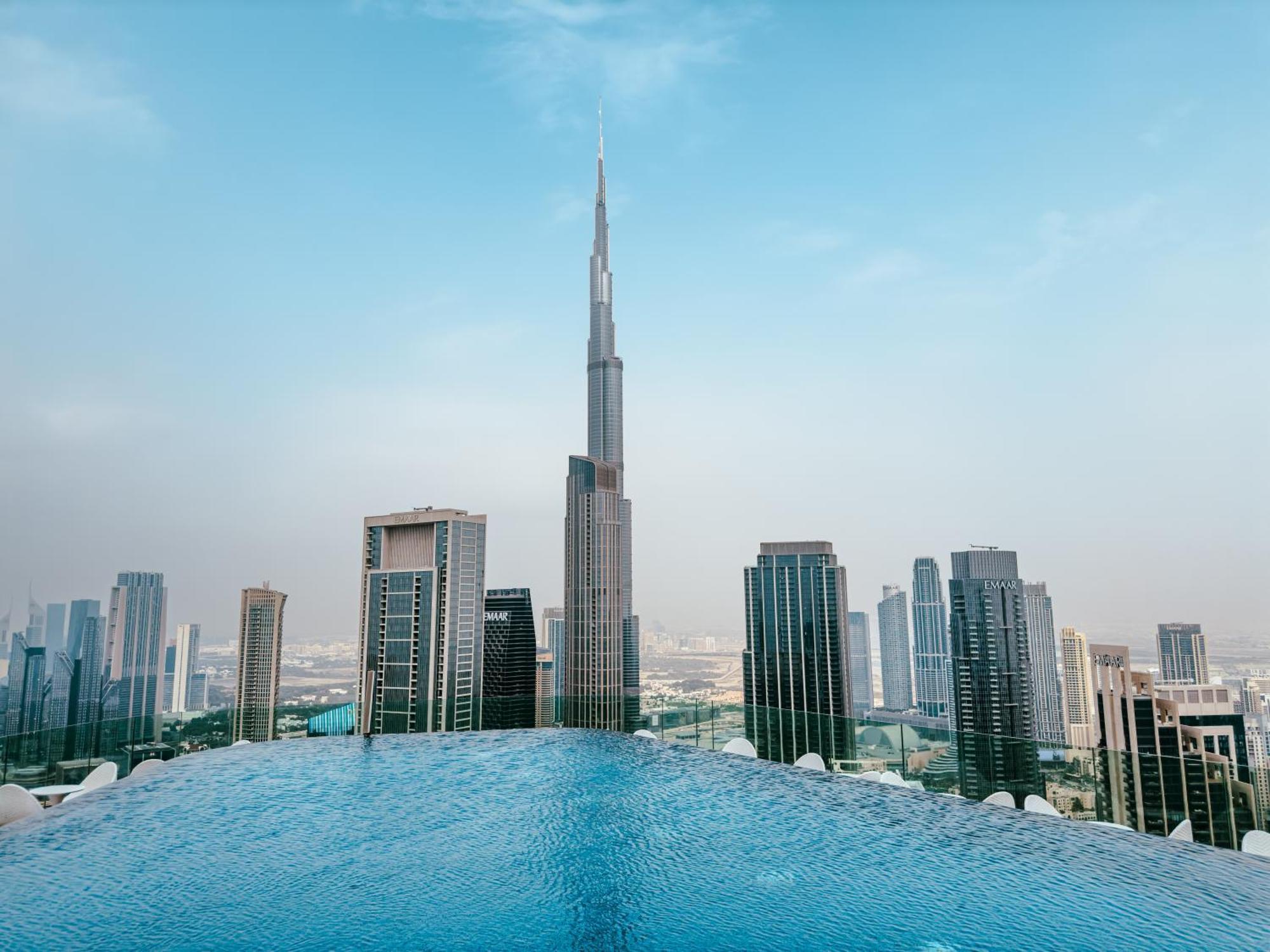 Aliving Luxury 2Br With Infinity Pool At Paramount Hotel Midtown Close To Dubai Mall & Burj Khalifa Ngoại thất bức ảnh